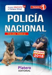 Portada de Policía Nacional Escala Básica. Temario Volumen I