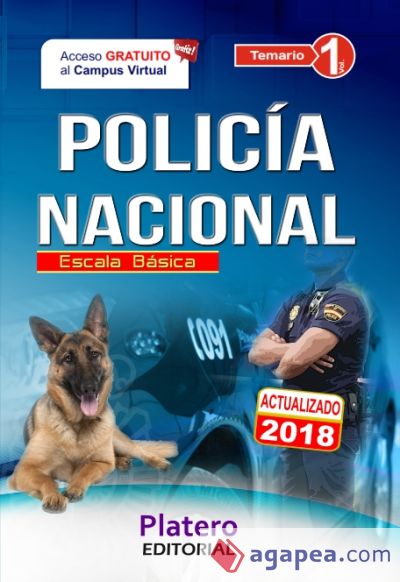 Policía Nacional Escala Básica. Temario Volumen I