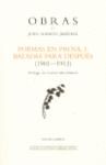 Poemas en prosa I: baladas para después 1901-1913