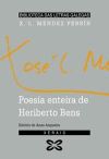 Poesía enteira de Heriberto Bens