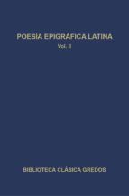 Portada de Poesía epigráfica latina II (Ebook)