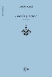 Portada de Poesía y error (1946-1955)