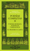 Poesías completas, II .