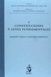 Portada de Constituciones y Leyes Fundamentales. Tomo I