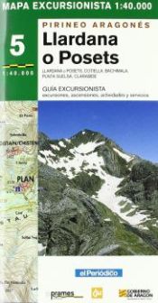 Portada de Mapa Pirineo Aragonés. Llardana o Posets