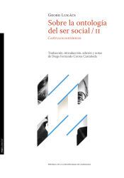 Portada de Sobre la ontolog&iacute;a del ser social