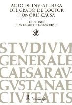 Portada de Acto de Investidura del Grado de Doctor Honoris Causa de Leif Sörnmo y Juan Ignacio Cirac Sasturáin