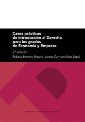 Portada de Casos prácticos de introducción al Derecho para los Grados de Economía y Empresa