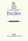 Portada de Escolios