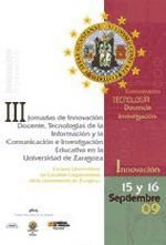 Portada de III Jornadas de Innovación Docente, Tecnologías de la Información y la Comunicación e Investigación Educativa en la Universidad de Zaragoza