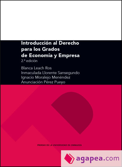 Introducción al Derecho para los Grados de Economía y Empresa (2ª edición)