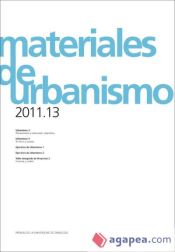 Portada de Materiales de urbanismo 2011-13