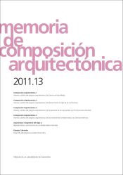 Portada de Memoria de composición arquitectónica 2011-13
