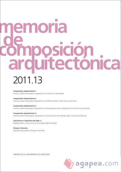 Memoria de composición arquitectónica 2011-13