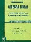 Portada de Problem&aacute;s de &aacute;lgebra lineal