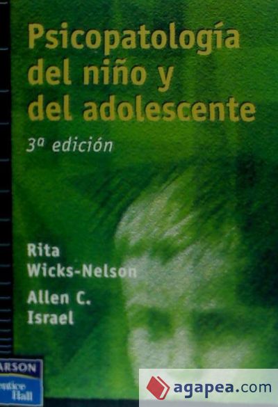 Psicopatolog&iacute;a del ni&ntilde;o y del adolescente