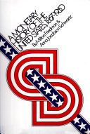 Portada de A Monetary History of the United States, 1867-1960