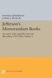 Portada de Jeffersonâ€™s Memorandum Books, Volume 1