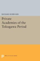 Portada de Private Academies of the Tokugawa Period (Ebook)