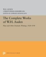 Portada de The Complete Works of W.H. Auden