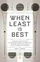 Portada de When Least Is Best