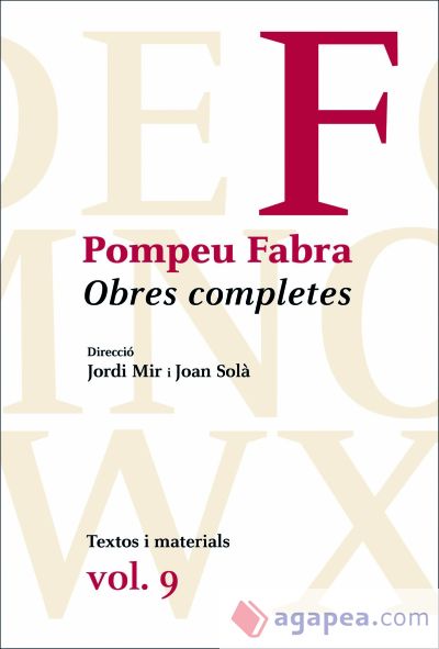 Obres Completes Pompeu Fabra, 9