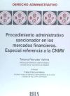 Procedimiento administrativo sancionador en los mercados financieros