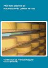 Procesos básicos de Elaboración de quesos. Certificados de profesionalidad. Quesería