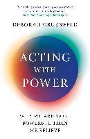 Portada de Acting with Power