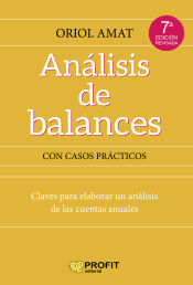 Portada de Análisis de balances NE: Claves para elaborar un análisis de las cuentas anuales