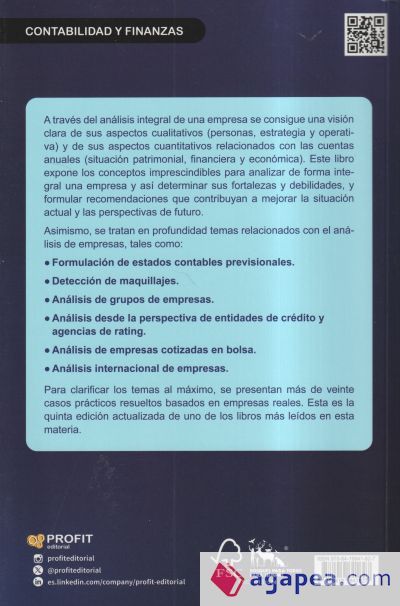 An&aacute;lisis integral de empresas. 5&ordf;