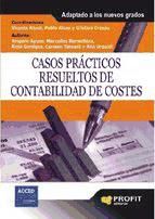 Portada de Casos prácticos resueltos de contabilidad de costes (Ebook)