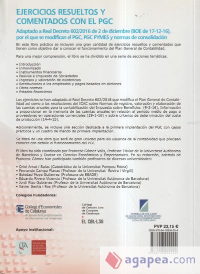 EJERCICIOS RESUELTOS Y COMENTADOS CON EL PGC ACACIA UCETA