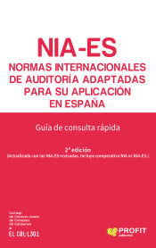 Portada de Normas Internacionales de Auditoría adaptadas para su aplicación en España. Guía de consulta rápida