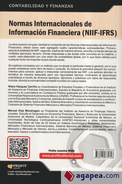 Normas internacionales de información financiera (NIIF-IFRS)