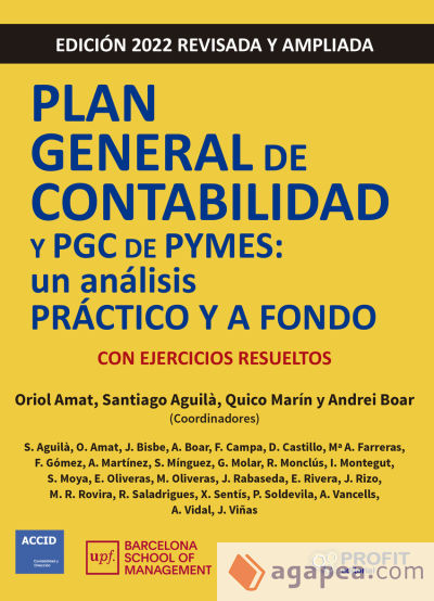 Plan General de Contabilidad y PGC de Pymes 2022