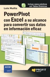 Portada de Powerpivot con excel a su alcance para convertir sus datos en información eficaz