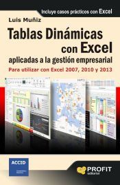 Portada de Tablas dinámicas con Excel aplicadas a la gestión empresarial