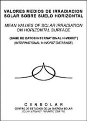 Portada de Valores Medios de irradiación solar sobre suelo horizontal : Base de datos internacional H-World