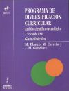 Programa de diversificación curricular. Área científico-tecnológica (Guía didáctica)