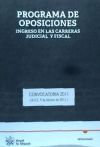 Programa de oposiciones Ingreso en las carreras judicial y fiscal 2011