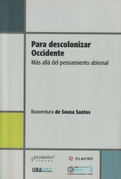 Portada de Para descolonizar Occidente