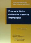 Prontuario Básico De Derecho Sucesorio Internacional