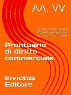 Portada de Prontuario di Diritto Commerciale (Ebook)