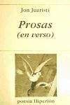 Prosas (en verso)