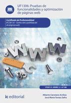 Portada de Pruebas de funcionalidades y optimización de páginas web. IFCD0110 (Ebook)