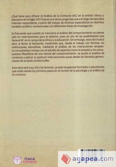 Análisis de la conducta: Teoría y aplicaciones clínicas