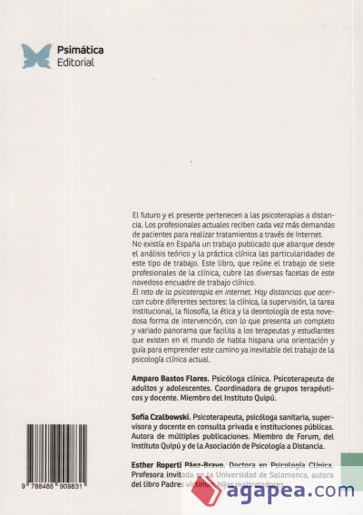 El reto de la psicoterapia en Internet El reto de la psicoterapia en Internet