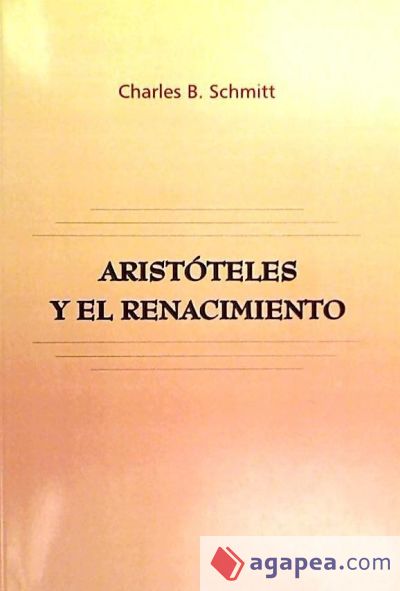 Arist&oacute;teles y el Renacimiento