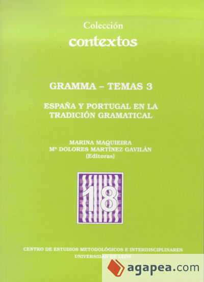 Gramma-Temas 3. España y portugal en la tradición gramatical